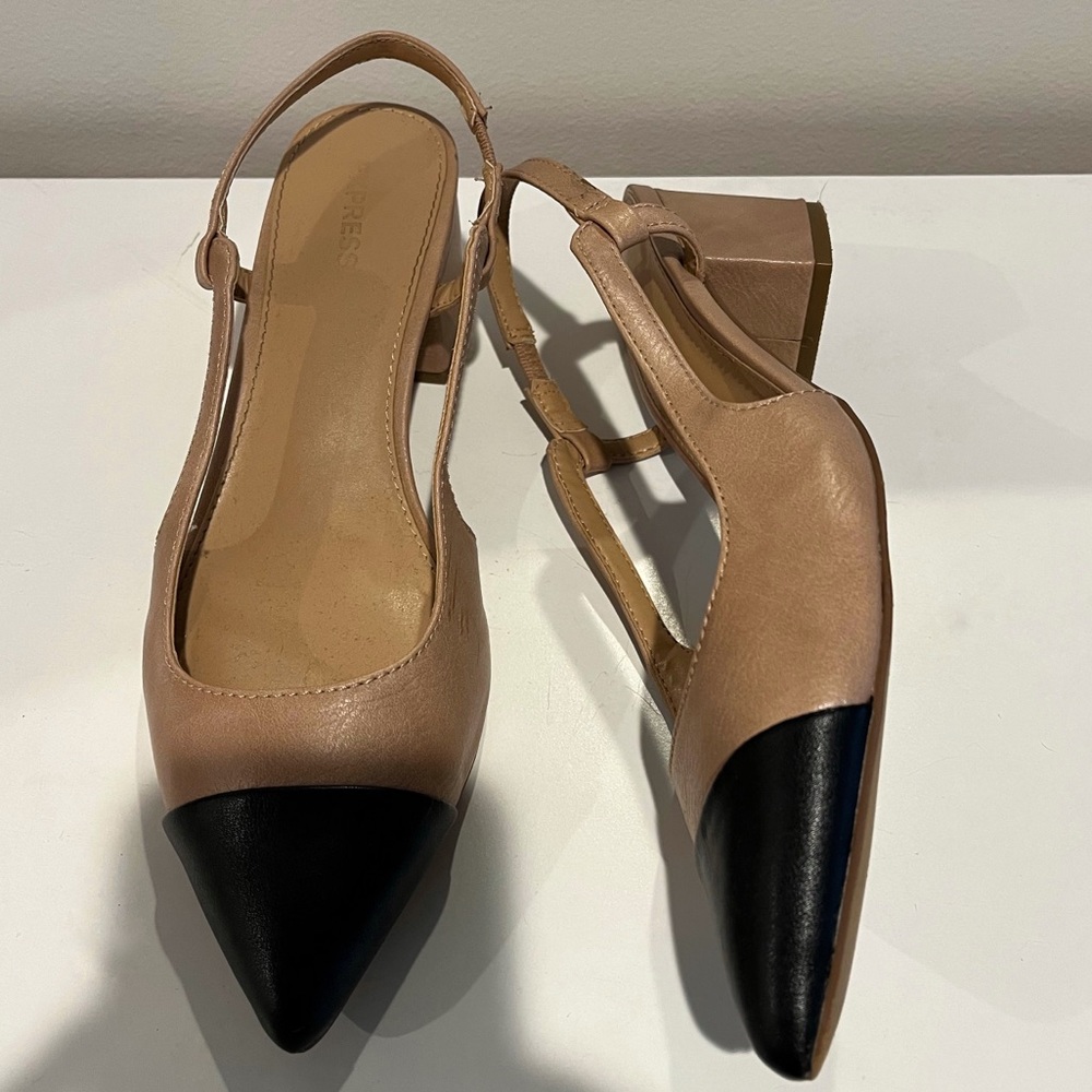 Express Two Toned Sling-backs